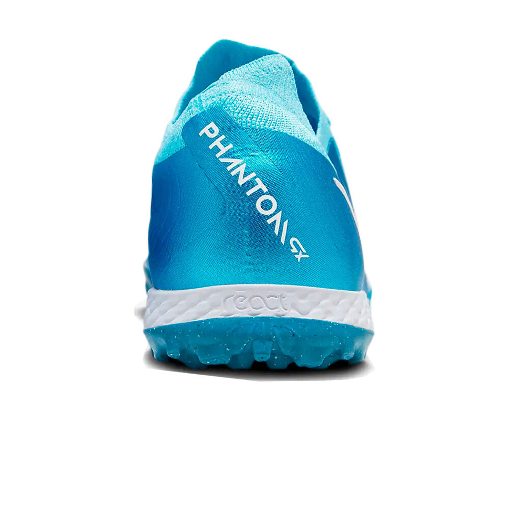Nike botas de futbol multitaco y terreno duro PHANTOM GX II PRO TF vista trasera