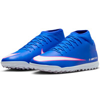 Nike botas de futbol multitaco y terreno duro SUPERFLY 10 CLUB TF lateral interior