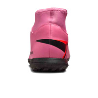 Nike botas de futbol multitaco y terreno duro SUPERFLY 10 CLUB TF vista trasera