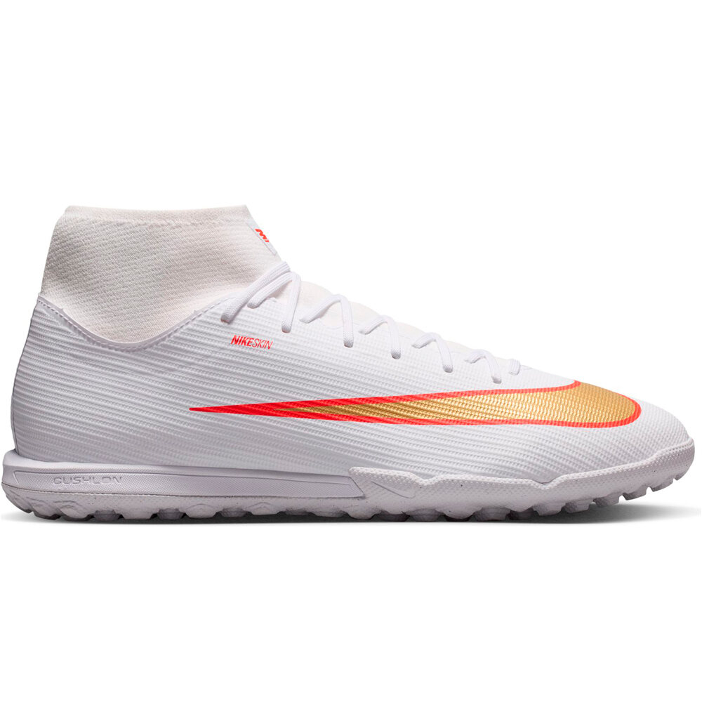 Nike botas de futbol multitaco y terreno duro SUPERFLY 11 ACADEMY TF lateral exterior