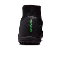 Nike botas de futbol multitaco y terreno duro SUPERFLY 11 ACADEMY TF vista trasera