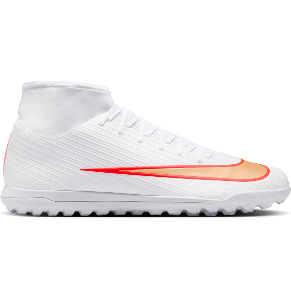 Nike botas de futbol multitaco y terreno duro SUPERFLY 11 CLUB TF lateral exterior