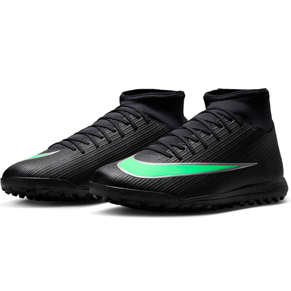 Nike botas de futbol multitaco y terreno duro SUPERFLY 11 CLUB TF lateral interior
