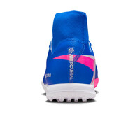 Nike botas de futbol multitaco y terreno duro ZM SUPERFLY 10 ACADEMY TF vista trasera