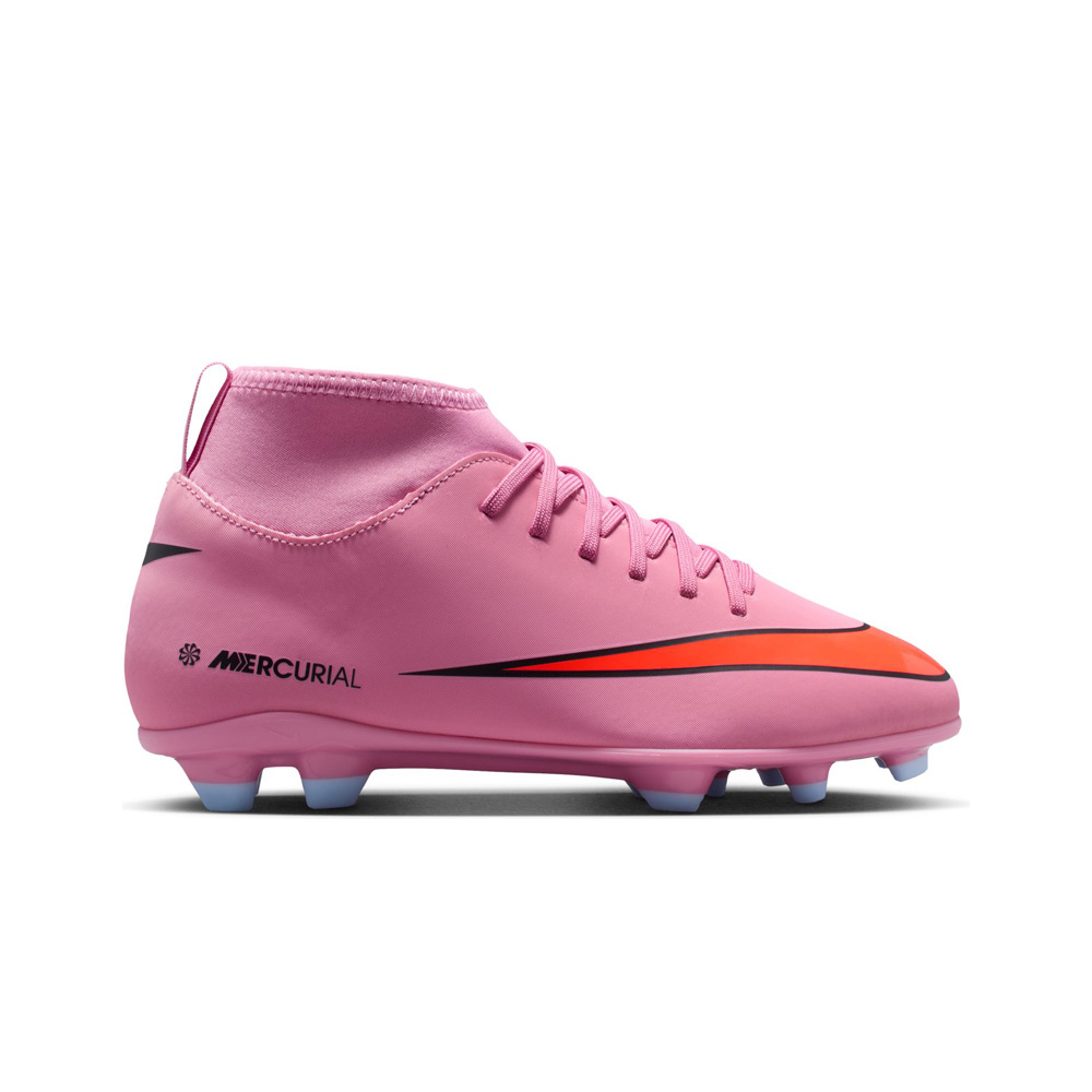 Nike botas de futbol niño cesped artificial JR MERCURIAL SUPERFLY 10 CLUB FG/MG lateral exterior