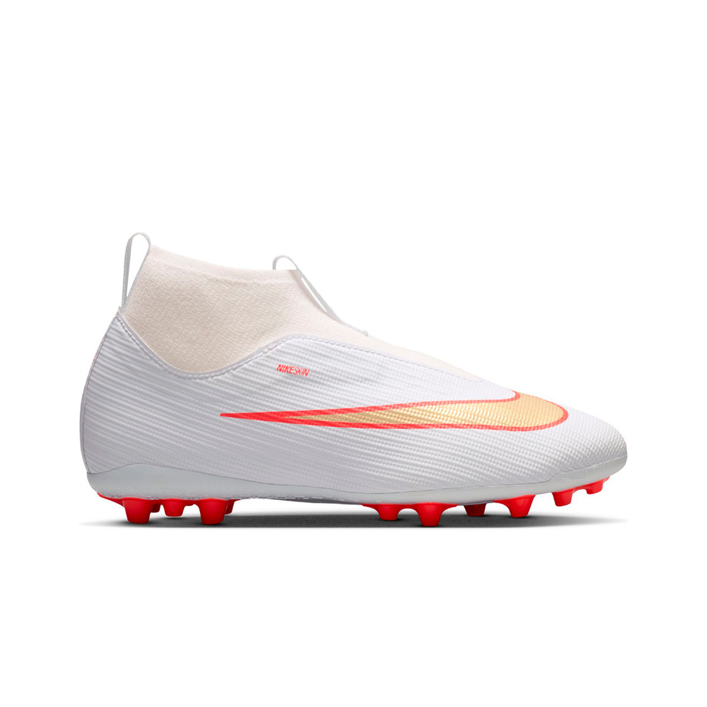 Nike botas de futbol niño cesped artificial JR MERCURIAL SUPERFLY 11 ACADEMY AG BLRO lateral exterior
