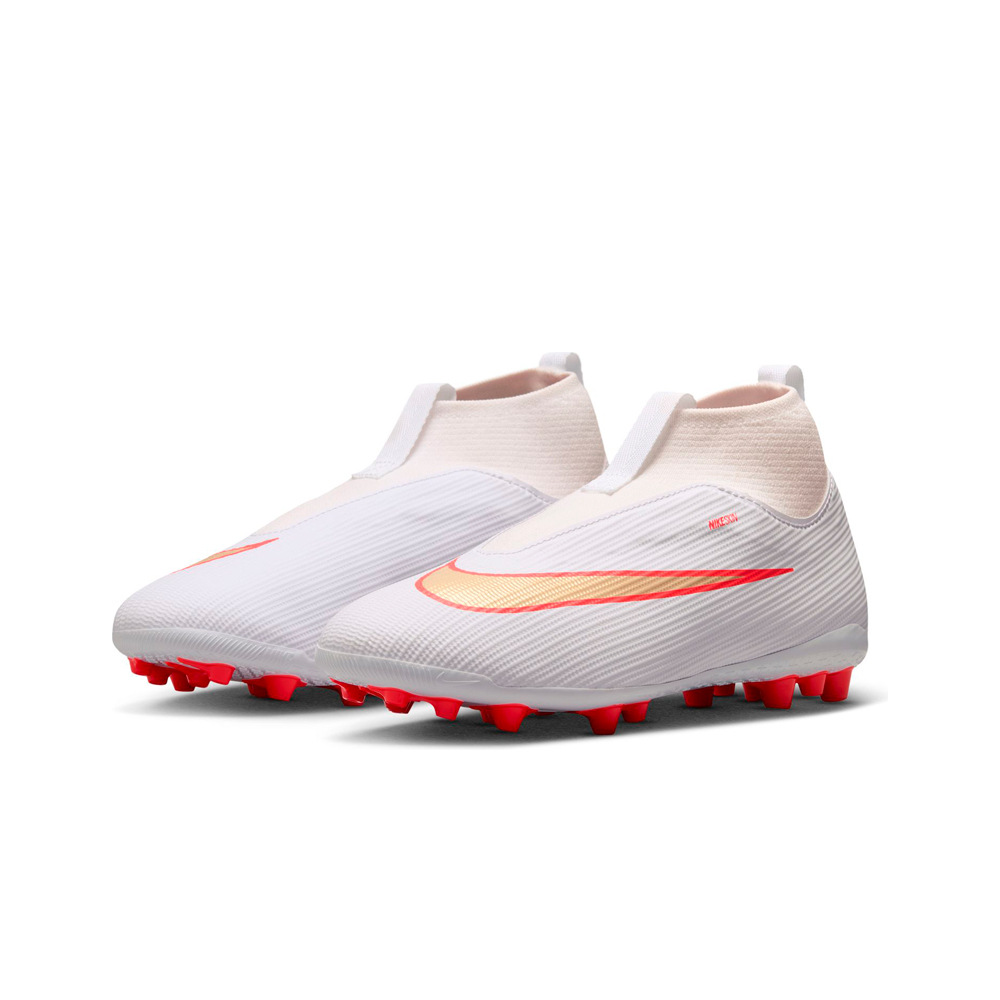 Nike botas de futbol niño cesped artificial JR MERCURIAL SUPERFLY 11 ACADEMY AG BLRO lateral interior