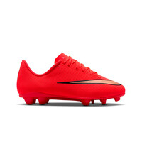 Nike botas de futbol niño cesped artificial JR MERCURIAL VAPOR 17 CLUB FG/MG RO lateral exterior