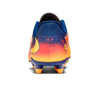 Nike botas de futbol niño cesped artificial JR PHANTOM 6 HAALAND LOW CLUB FG/MG vista trasera