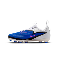 Nike botas de futbol niño cesped artificial JR PHANTOM 6 LOW ACAD FG/MG AZ puntera