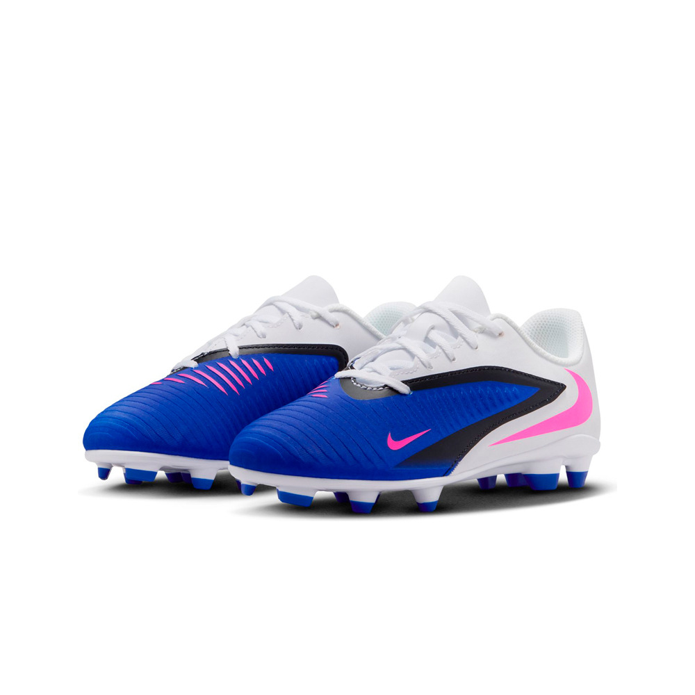 Nike botas de futbol niño cesped artificial JR PHANTOM 6 LOW CLUB FG/MG AZ lateral interior