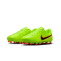 Nike botas de futbol niño cesped artificial JR TIEMPO LEGEND 10 CLUB FG/MG lateral interior