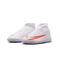 Nike botas de futbol niño multitaco y terreno duro JR MERCURIAL SUPERFLY 11 CLUB TF BLNE lateral interior
