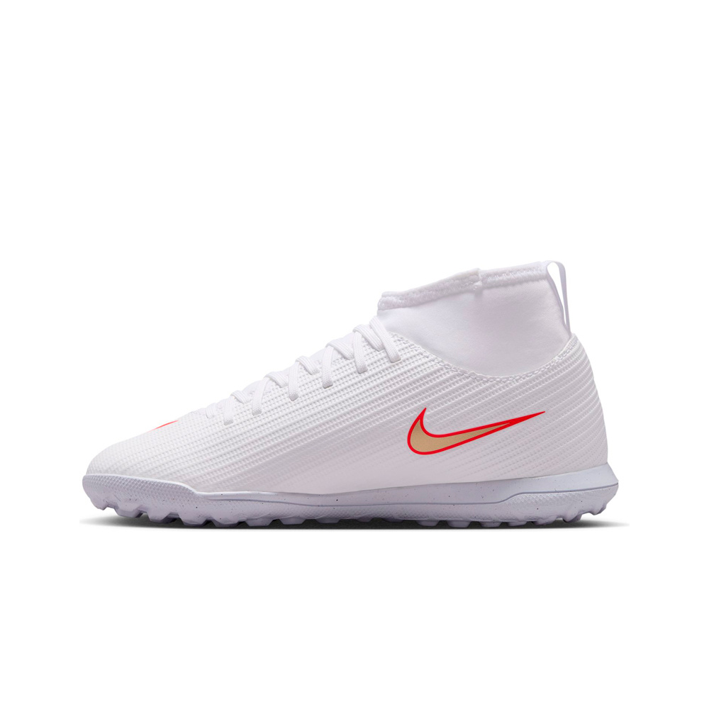 Nike botas de futbol niño multitaco y terreno duro JR MERCURIAL SUPERFLY 11 CLUB TF BLNE puntera