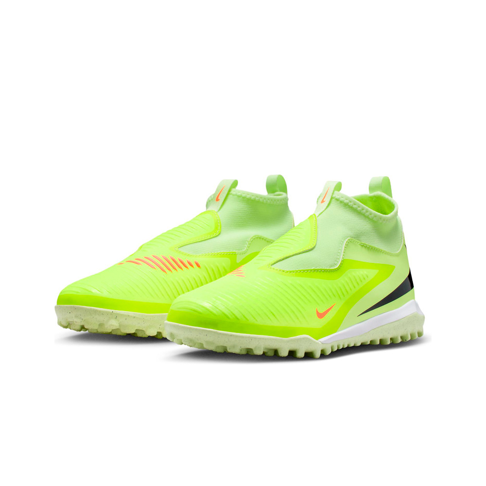 Nike botas de futbol niño multitaco y terreno duro JR PHANTOM 6 HIGH ACADEMY TF lateral interior