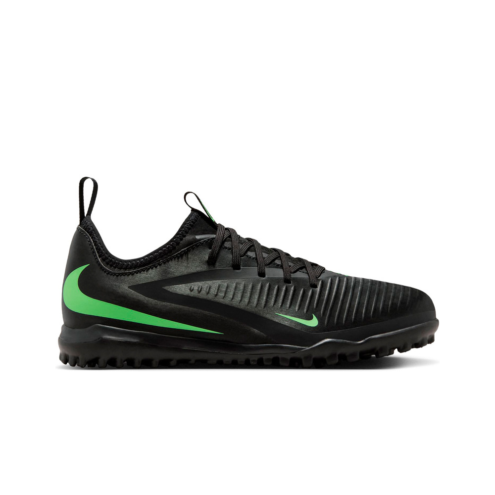 Nike botas de futbol niño multitaco y terreno duro JR PHANTOM 6 LOW ACAD TF lateral exterior