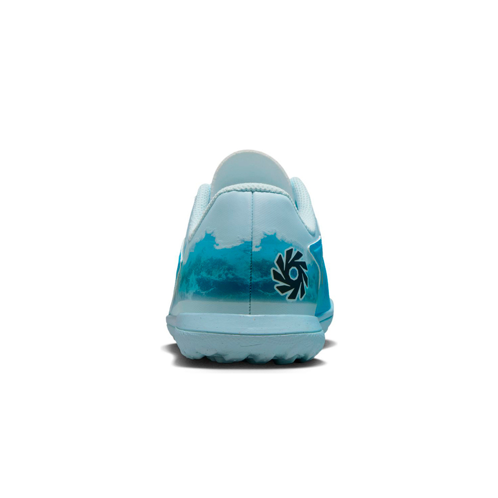 Nike botas de futbol niño multitaco y terreno duro JR PHANTOM 6 LOW CLUB TF EH BLAZ vista trasera