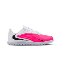 Nike botas de futbol niño multitaco y terreno duro JR PHANTOM 6 LOW CLUB TF T lateral exterior