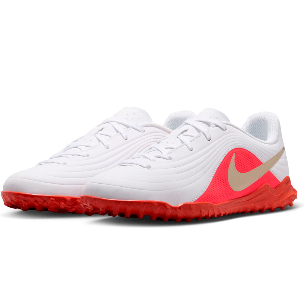 Nike botas de futbol niño multitaco y terreno duro JR TIEMPO MAESTRO CLUB TF BLRO lateral interior