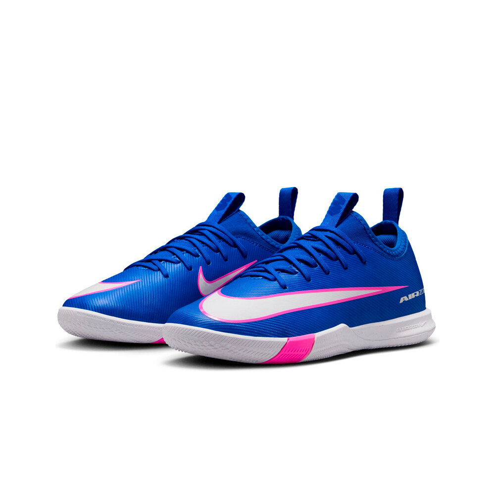 Nike botas fútbol sala niño JR ZOOM MERCURIAL VAPOR 16 ACADEMY IC AZ lateral interior