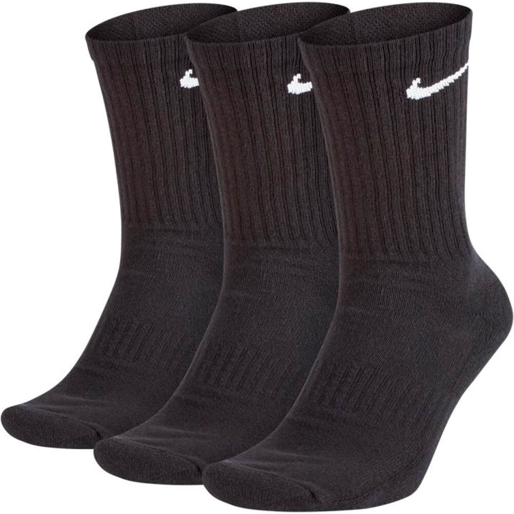 Nike calcetines deportivos U NK EVERYDAY CSH CRW 3PR 132 vista frontal