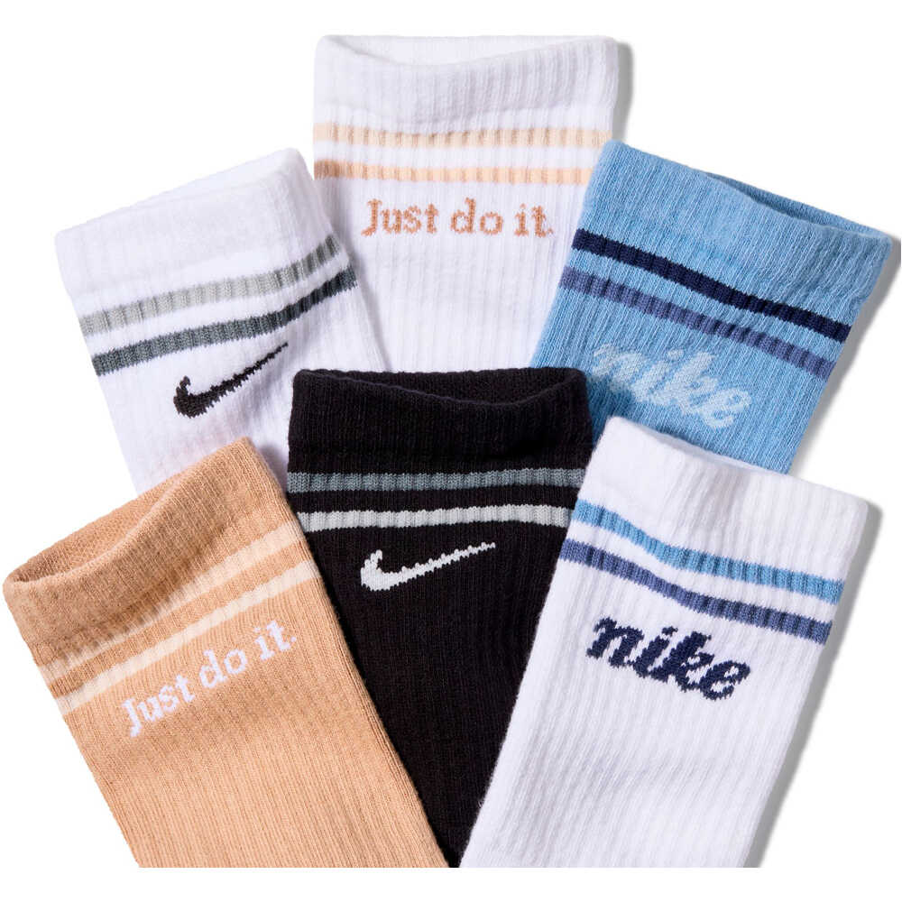 Nike calcetines deportivos Y NK ED CSH CRW 6P-144 LFESTYL 04