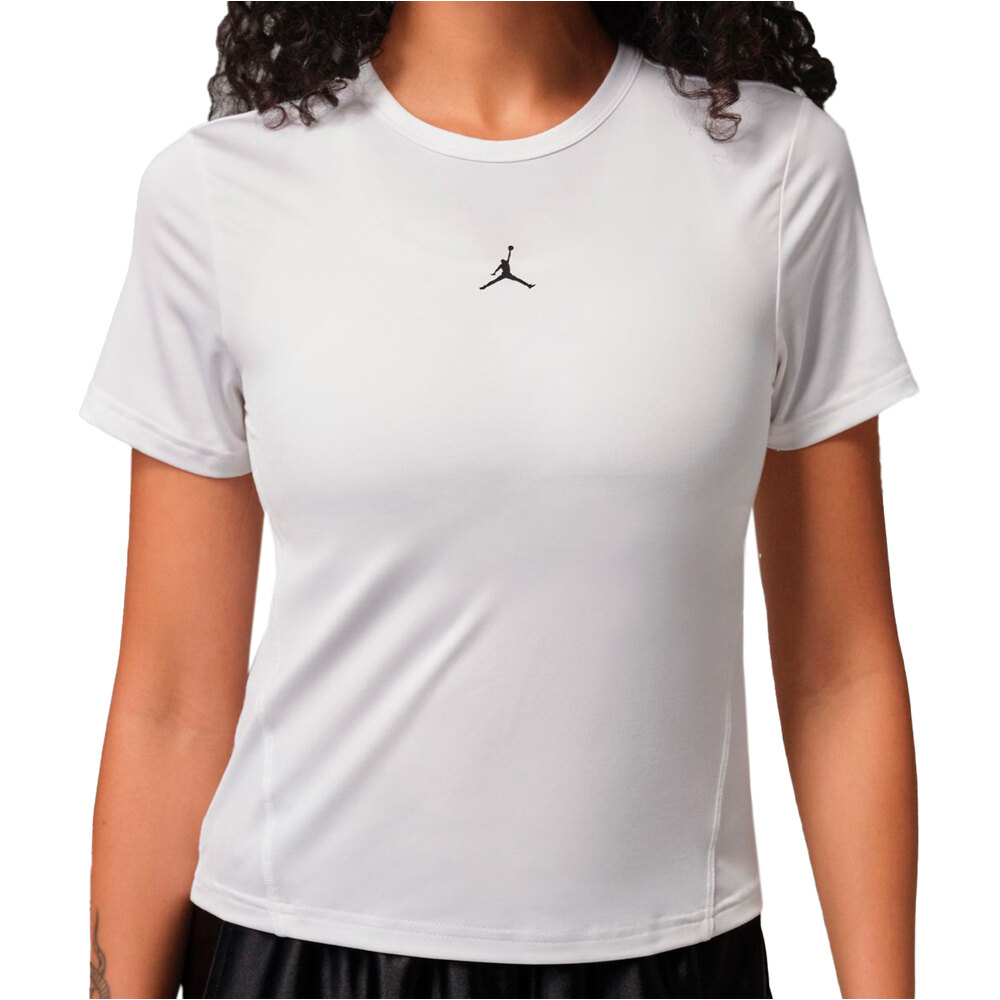 Nike camisa manga corta mujer W J SPT DF ESS SS TOP vista frontal