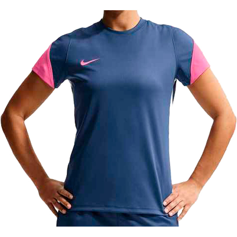 Nike camisa manga corta mujer W NK DF STRK SS TOP K vista frontal
