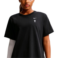 Nike camisa manga corta mujer W NK SS TEE BBALL PHOTO BF vista detalle