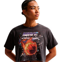 Nike camisa manga corta mujer W NK SS TEE BBALL VINTAGE vista detalle