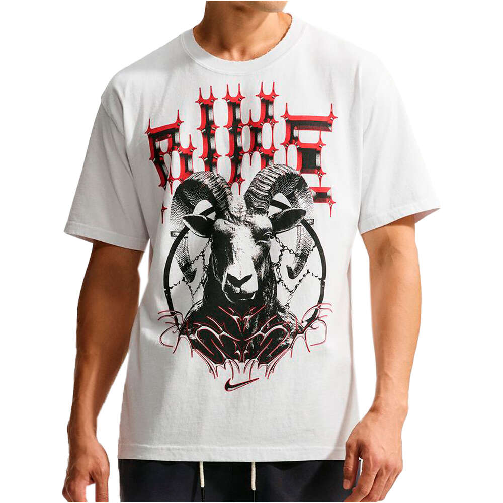 Nike camiseta baloncesto M NK TEE M90 OG BLMR GOAT vista frontal