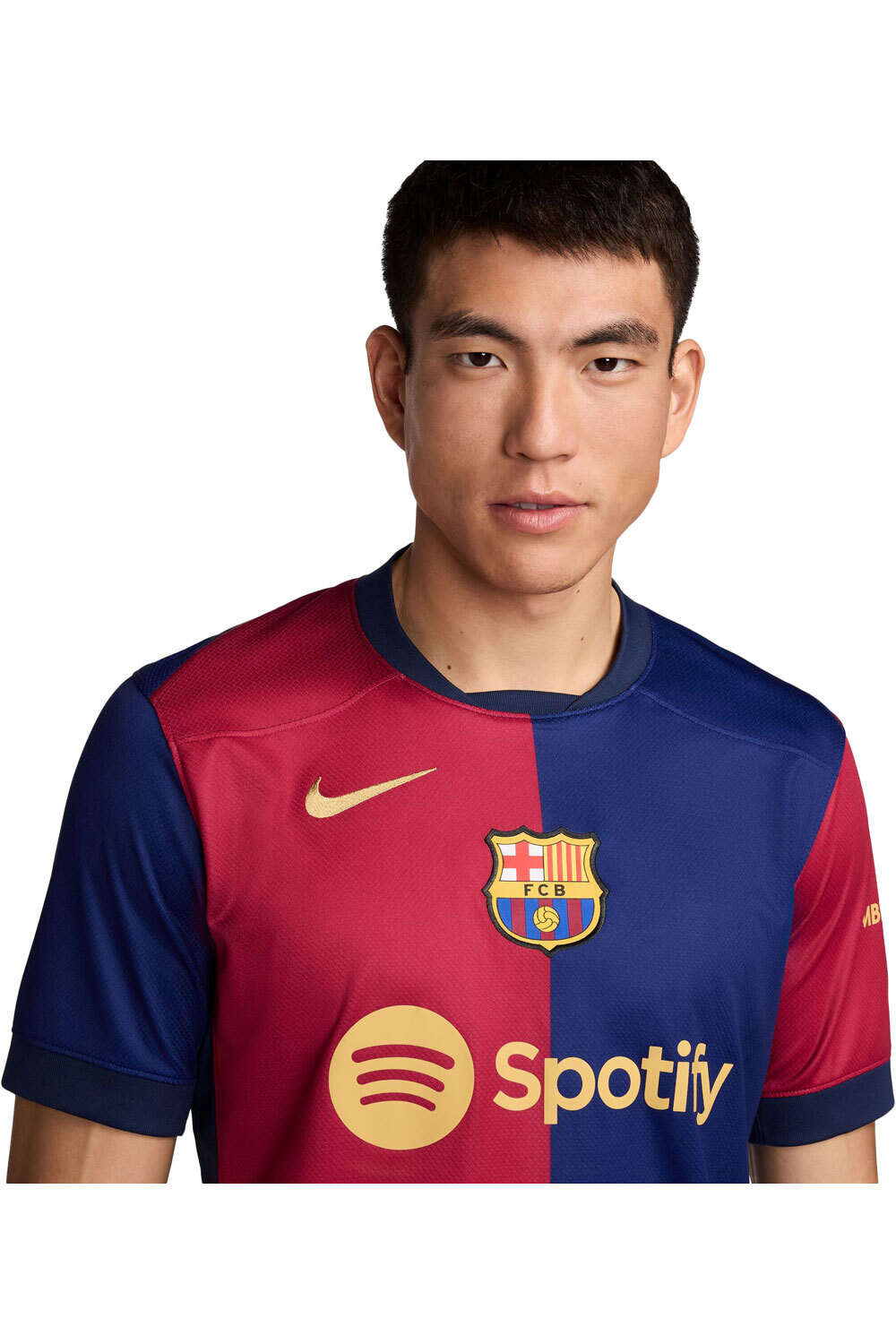 Nike camiseta de fútbol oficiales BARCELONA 25 M NK DF JSY SS STAD HM vista detalle