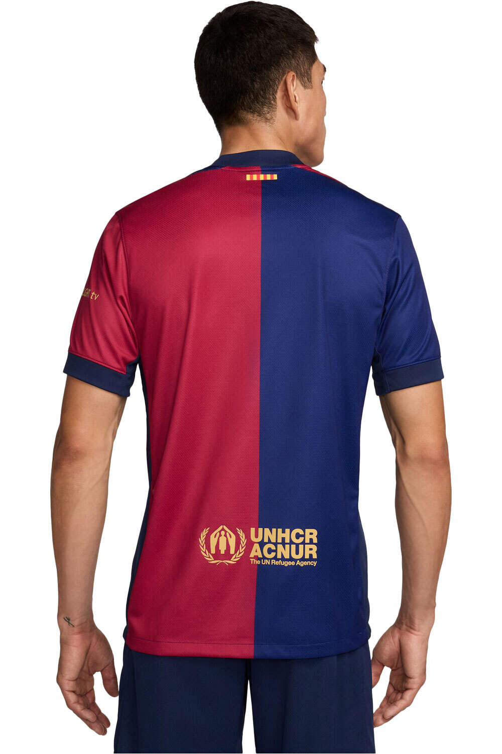 Nike camiseta de fútbol oficiales BARCELONA 25 M NK DF JSY SS STAD HM vista trasera