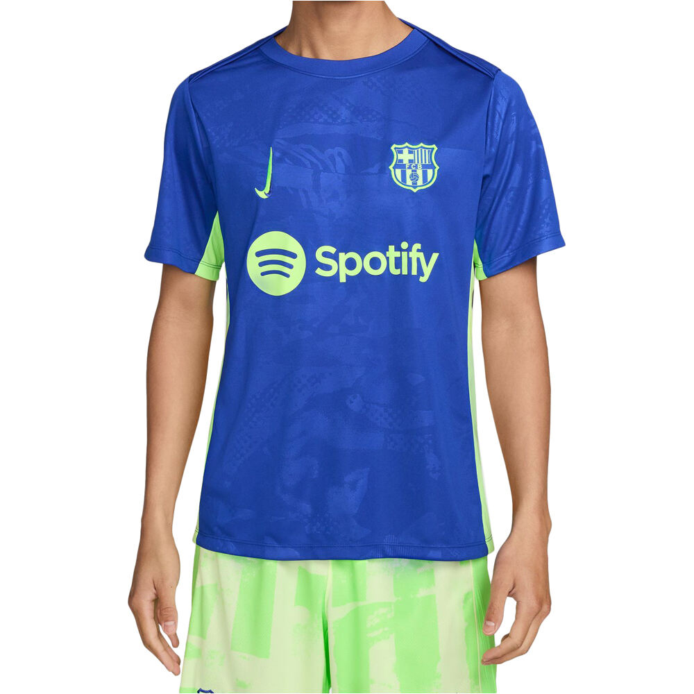 Nike camiseta de fútbol oficiales BARCELONA 25 MNK DF ACDPR SS TOPK 3R PM vista frontal
