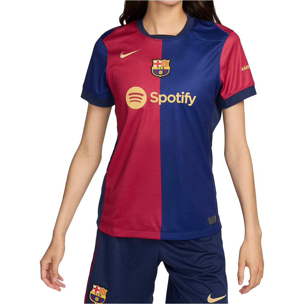 Nike camiseta de fútbol oficiales BARCELONA 25 W NK DF STAD JSY SS HM vista frontal