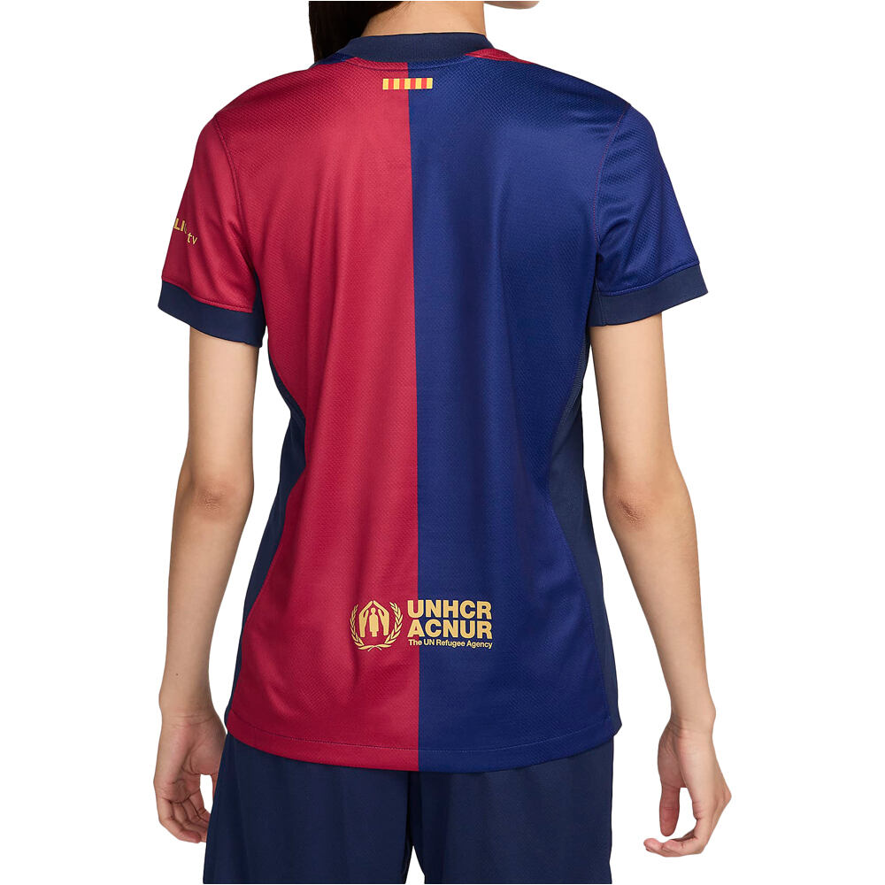 Nike camiseta de fútbol oficiales BARCELONA 25 W NK DF STAD JSY SS HM vista trasera