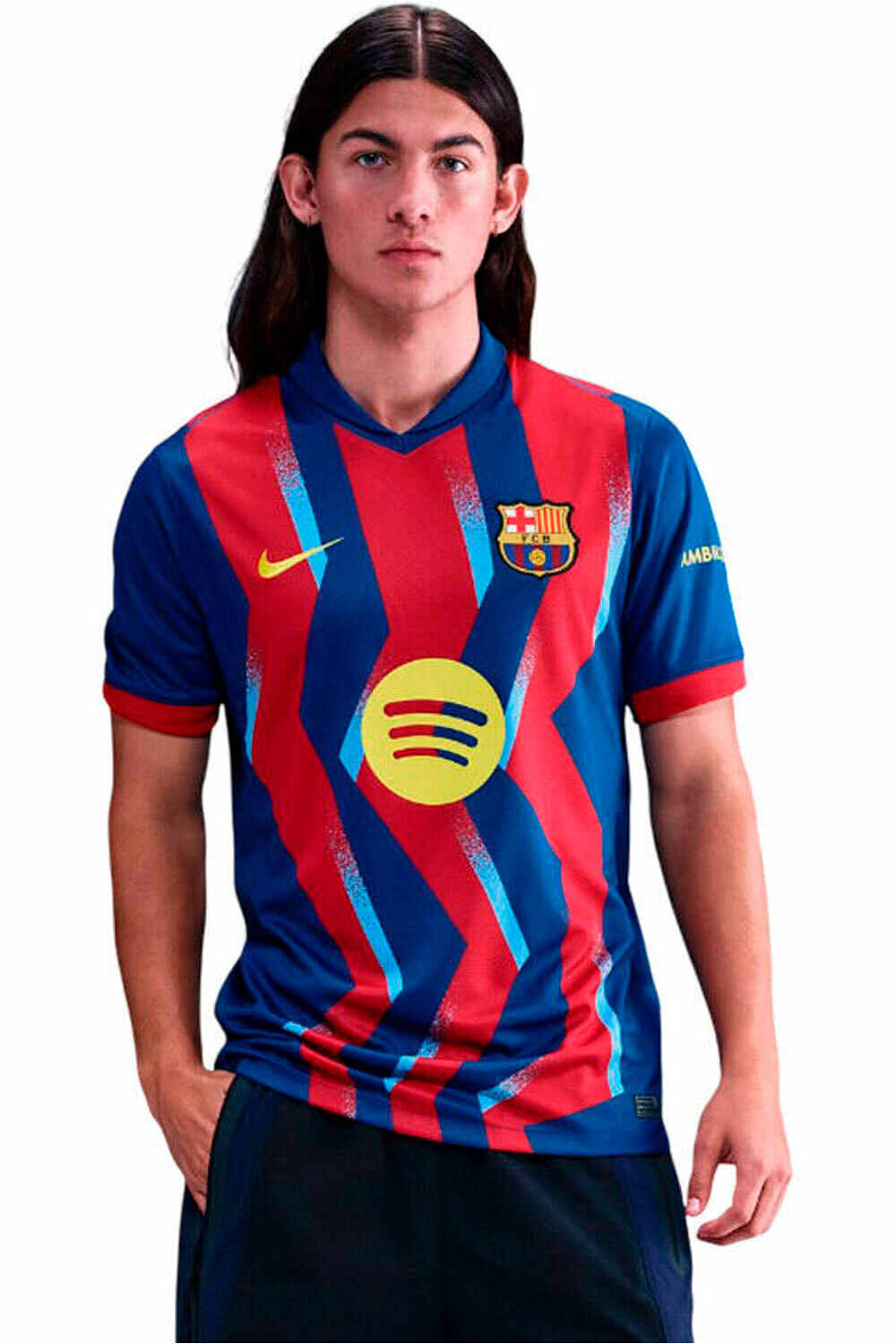 Nike camiseta de fútbol oficiales BARCELONA 26 M NK DF JSY SS STAD 4R vista frontal