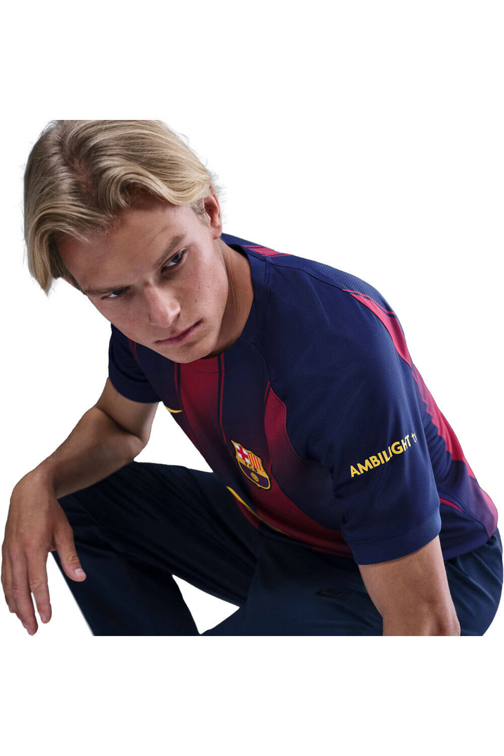 Nike camiseta de fútbol oficiales BARCELONA 26 M NK DF JSY SS STAD HM AZGRA 04