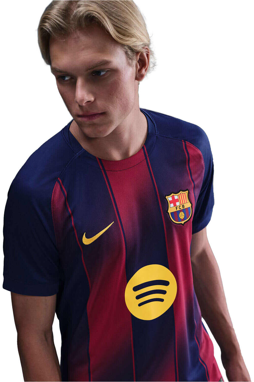 Nike camiseta de fútbol oficiales BARCELONA 26 M NK DF JSY SS STAD HM AZGRA vista detalle
