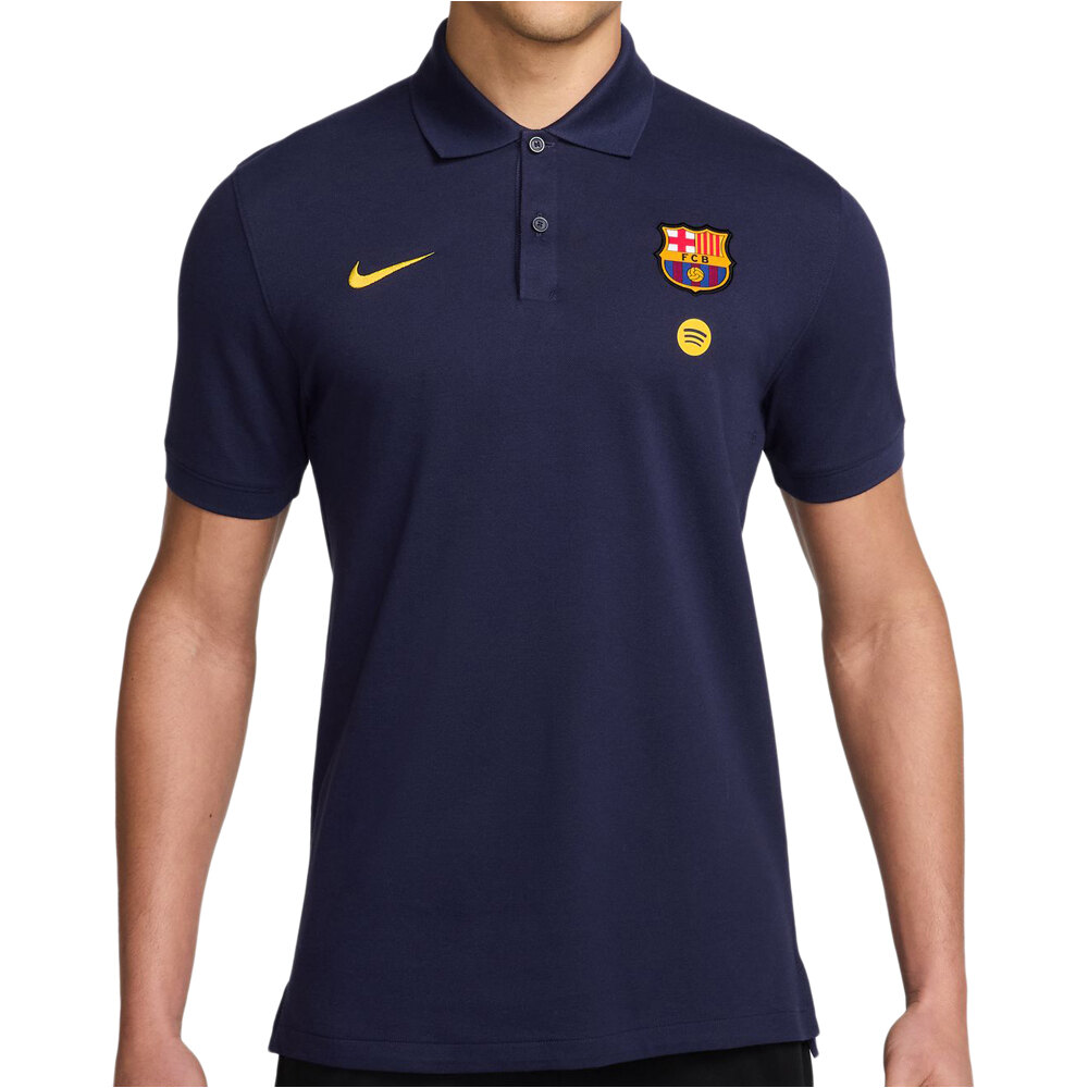 Nike camiseta de fútbol oficiales BARCELONA 26 M NK POLO DF SLIM MN vista frontal