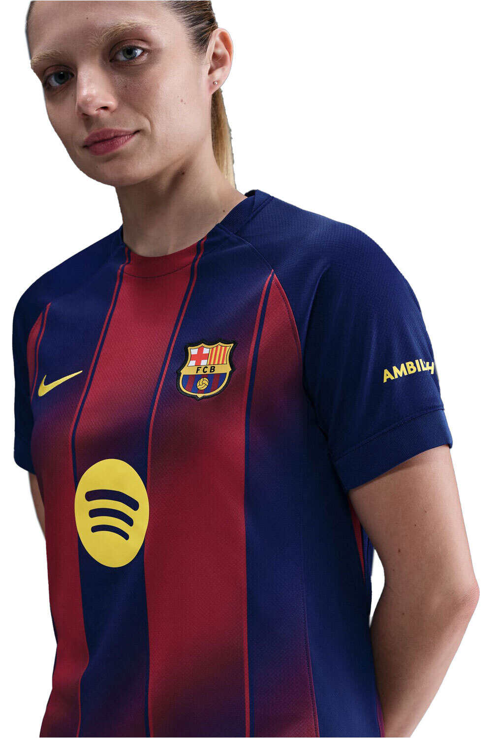 Nike camiseta de fútbol oficiales BARCELONA 26 W NK DF STAD JSY SS HM AZGRA vista detalle