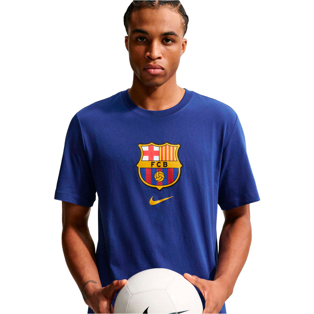 Nike camiseta de fútbol oficiales BARCELONA 27 M NK CREST TEE AZ 04
