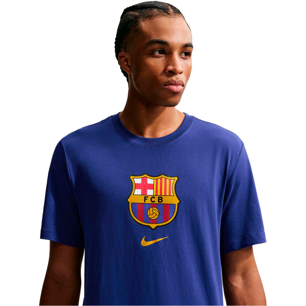 Nike camiseta de fútbol oficiales BARCELONA 27 M NK CREST TEE AZ vista detalle