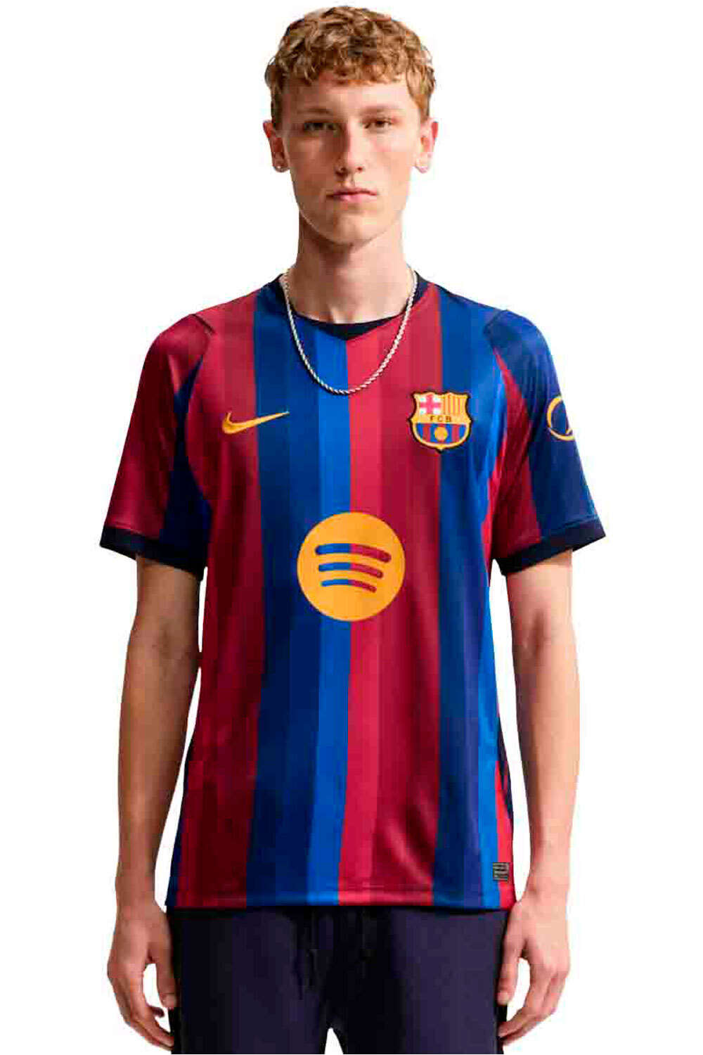 Nike camiseta de fútbol oficiales BARCELONA 27 M NK DF JSY SS STAD HM vista frontal