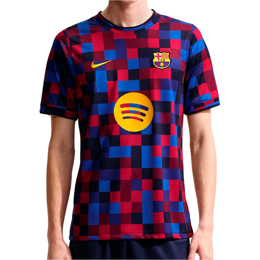 Nike camiseta de fútbol oficiales BARCELONA 27 MNK DF SS TOP K HM PM vista frontal