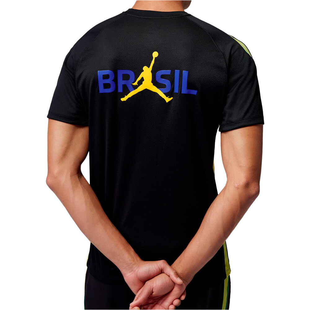 Nike camiseta de fútbol oficiales BRASIL 26 M DF STRIKE SS TOP vista trasera