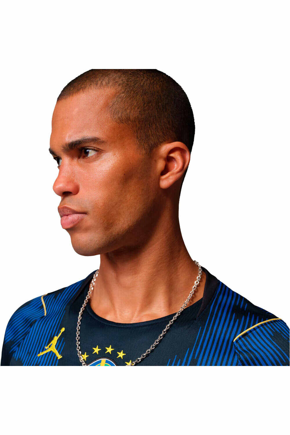 Nike camiseta de fútbol oficiales BRASIL 26 M NK DF JSY SS STAD AW AZ vista detalle