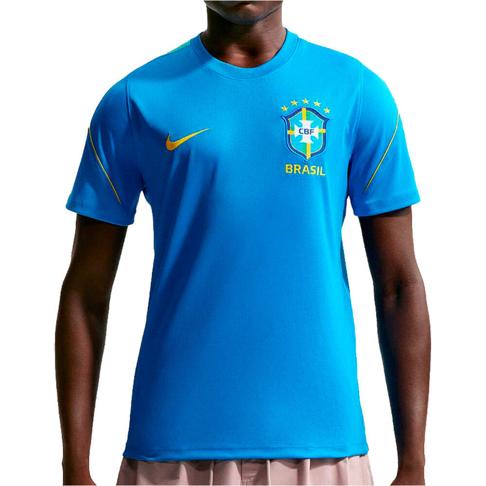 Nike camiseta de fútbol oficiales BRASIL 26 M NK DF STRK SS TOP K vista frontal