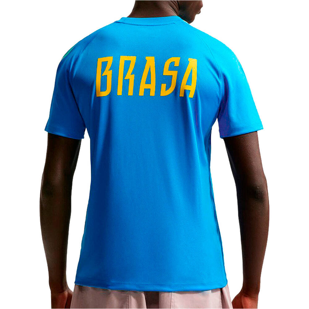 Nike camiseta de fútbol oficiales BRASIL 26 M NK DF STRK SS TOP K vista trasera