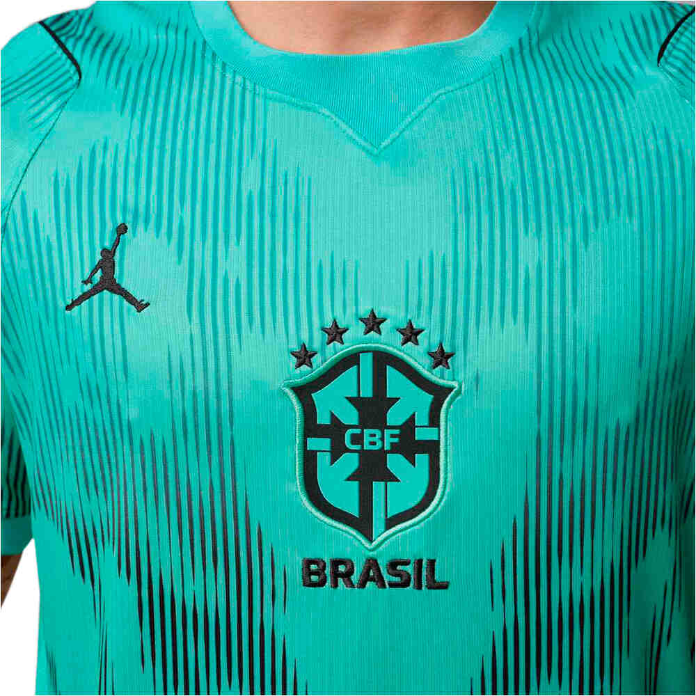 Nike camiseta de fútbol oficiales CBF M JM DF JSY SS STAD GK vista detalle